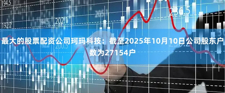 最大的股票配资公司珂玛科技：截至2025年10月10日公司股东户数为27154户